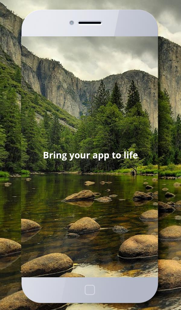 Mobile phone with background of Canada
